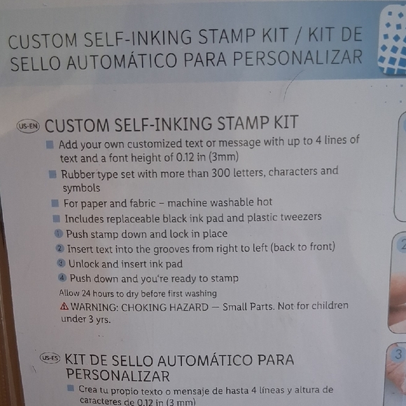 Custom Self-Inking Stamp Kit - Picture 2 of 3